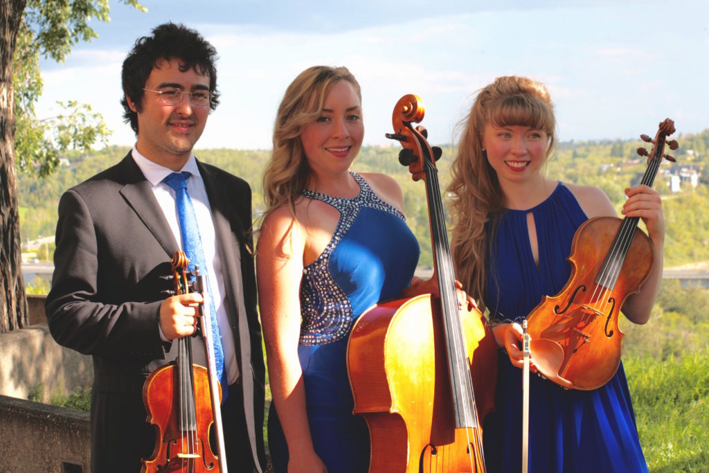 Eric Auerbach, Violin; Jenny Crane, Cello; Minja McKenna, Viola